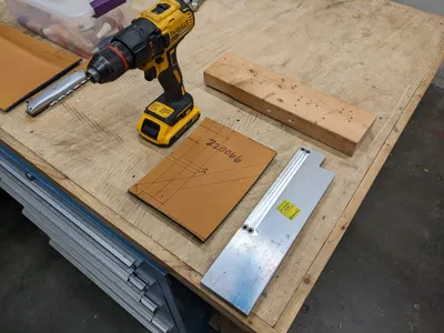 Materials laid out